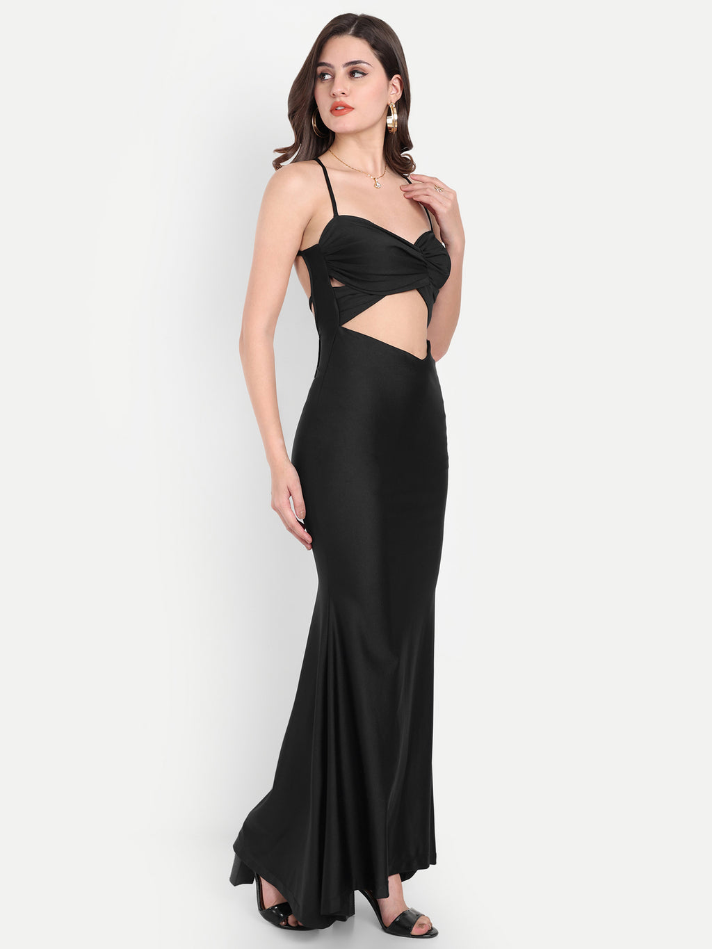 Cherry Butterfly Dress Black