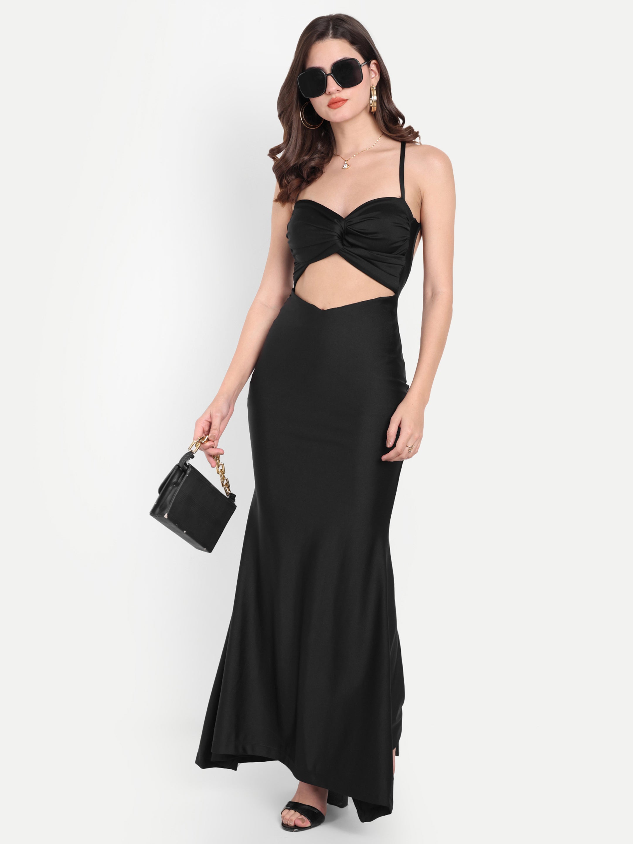 Cherry Butterfly Dress Black