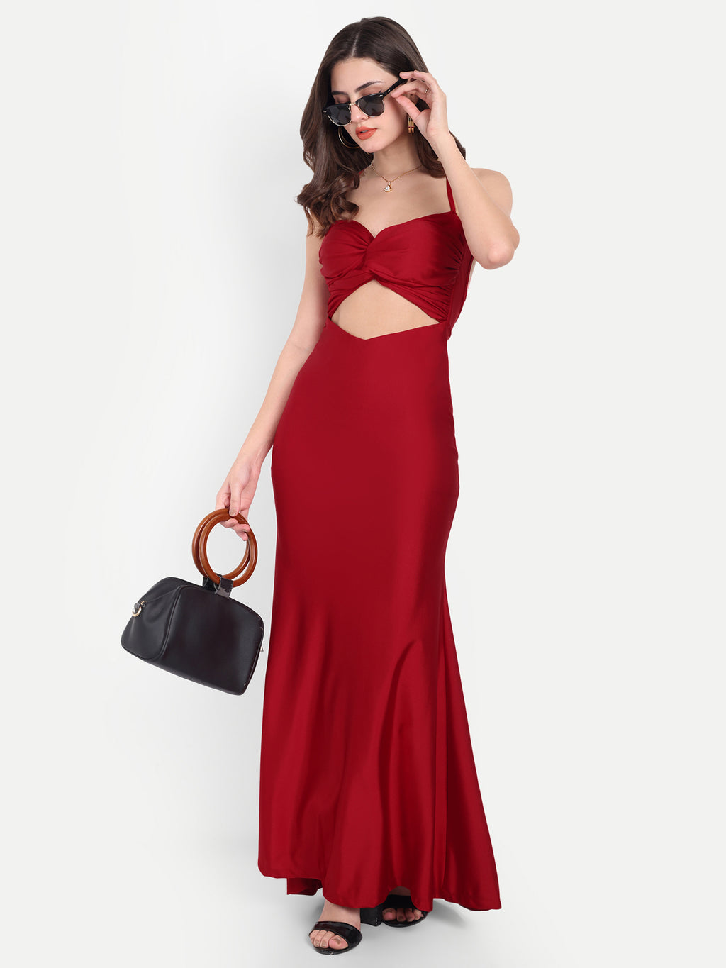 Cherry Butterfly Dress Red