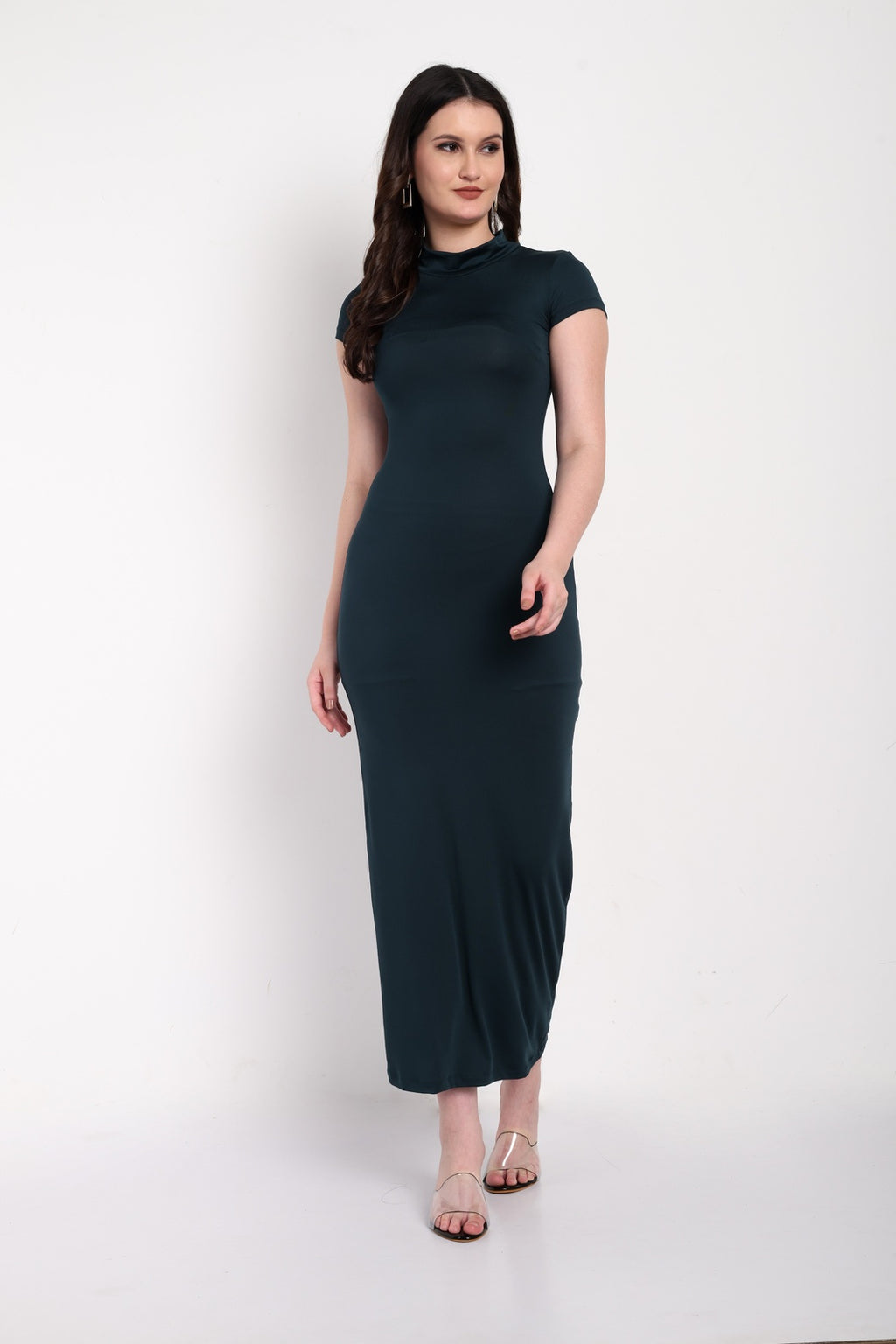 Diamond Cut Dress Black