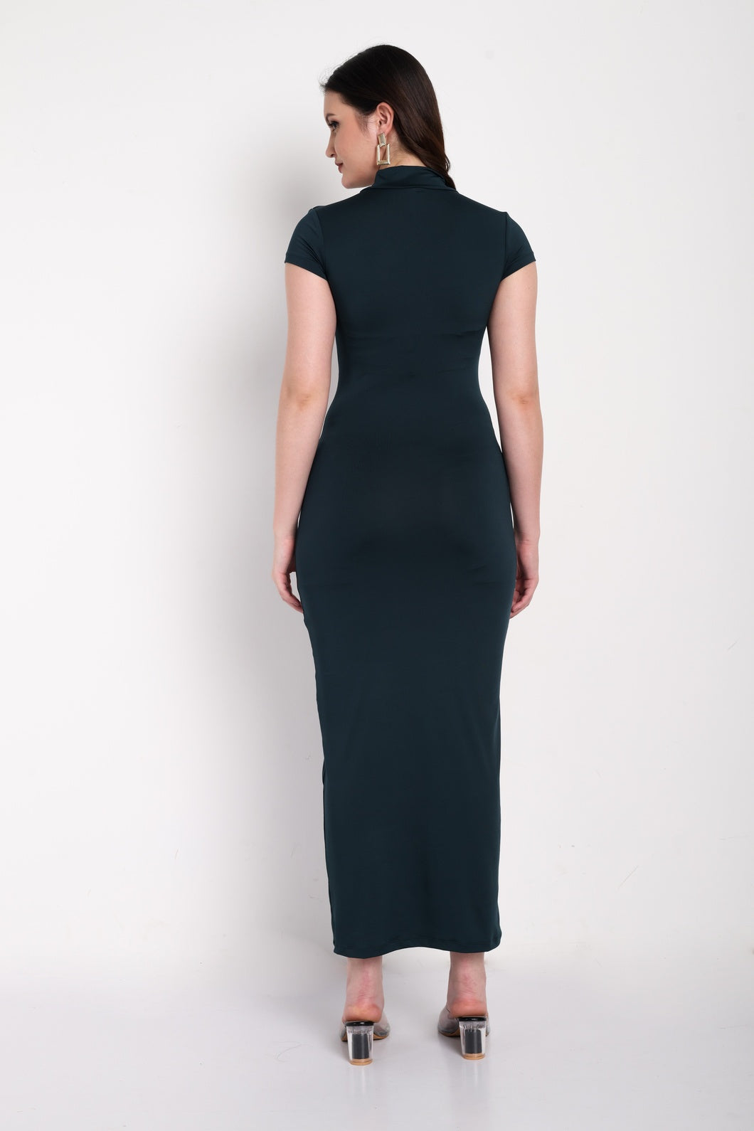 Diamond Cut Dress Black